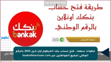 خطوات سهلة.. فتح حساب بنك الخرطوم أون لاين 2025 بالرقم الوطني لجميع المواطنين عبر bankofkhartoum.com